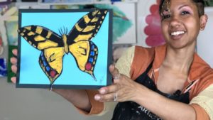 Symmetry with Oil Pastel