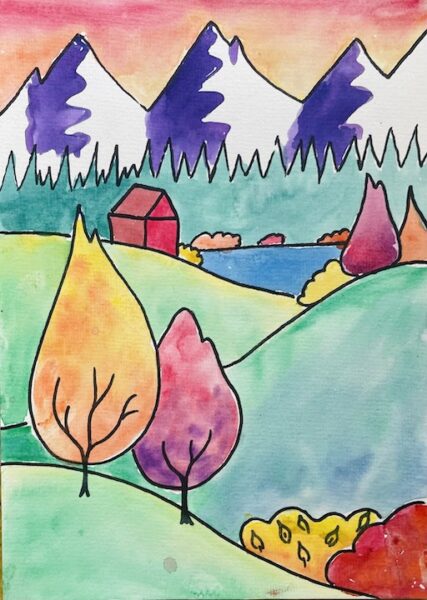 Simple Autumn Landscape