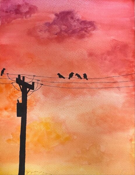 Powerline Sunset