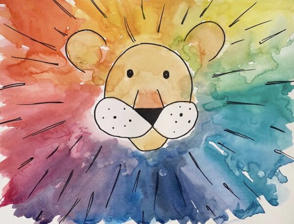 Color Wheel Lion